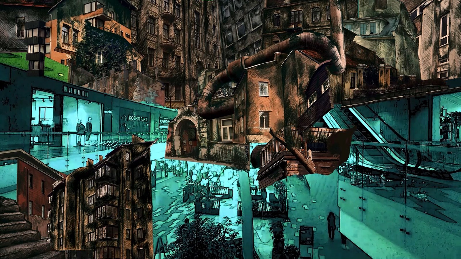 Glimpses among parallels