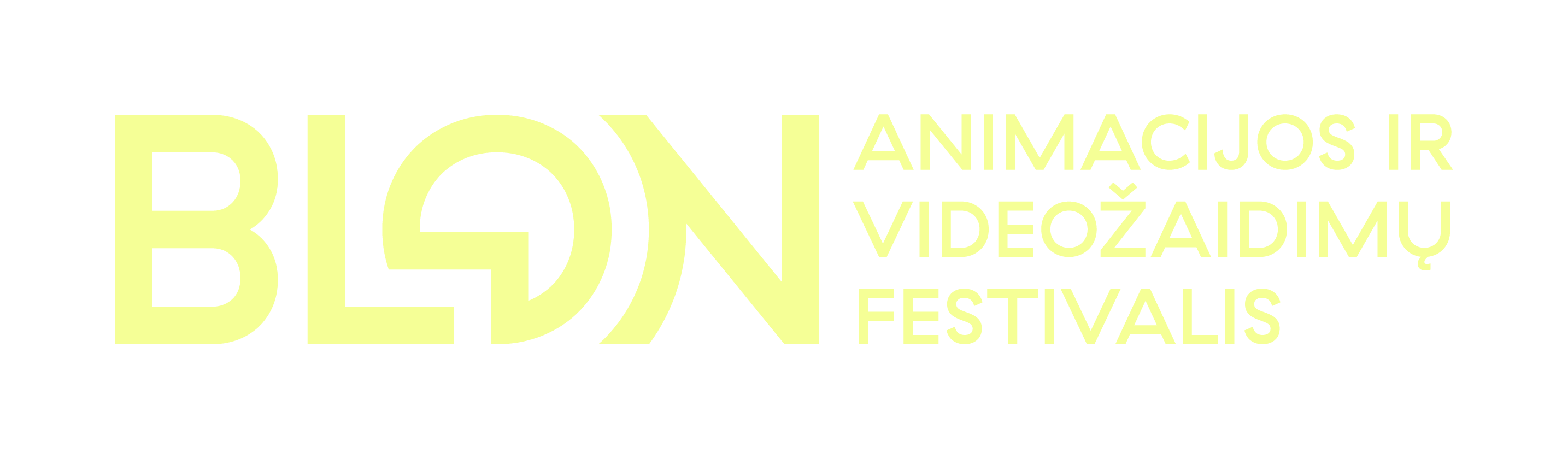 BLON Animation and Games Festival logo (dark)