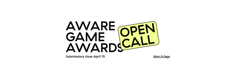 Pateikite savo žaidimą „Aware Game Awards“ programai