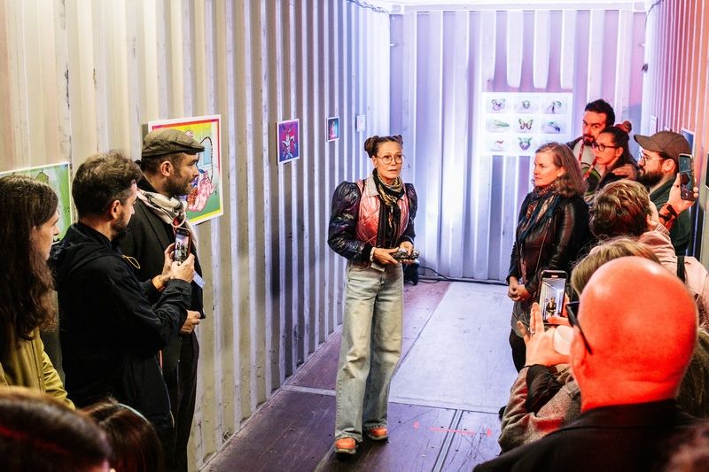 BLON parodoje autorė pasakoja apie savo darbus, 2023 / 🎥 Rasa Grigaitytė