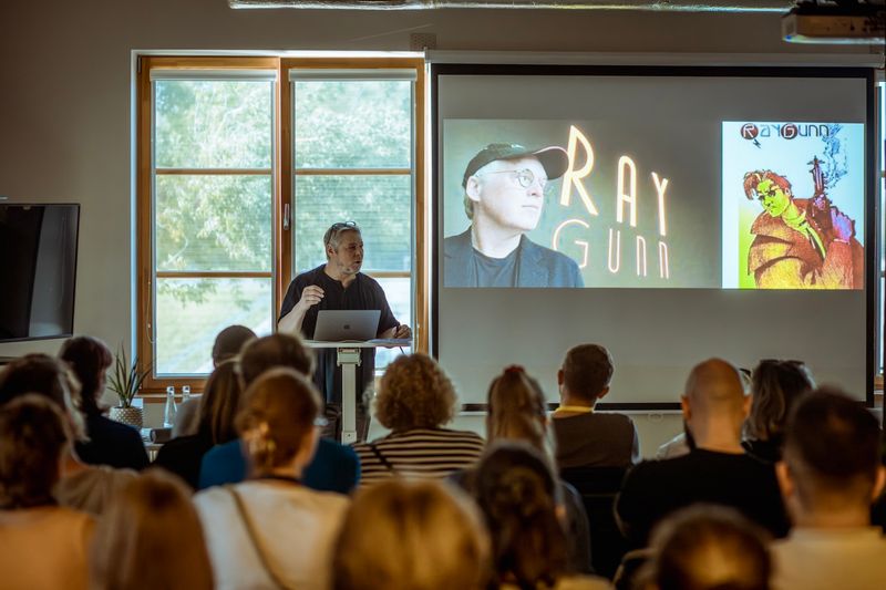 Animatoriaus Dougo Frankel paskaita, festivalis BLON, 2025 / 📷 Rasa
  Grigaitytė